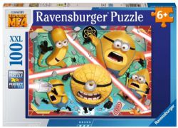 *25 RAVENSBURGER CASSE-TÊTE 100 PIÈCES XXL - TEMPS IMPITOYABLES EN VUE - MOI, MOCHE ET MÉCHANT 4 #12001062